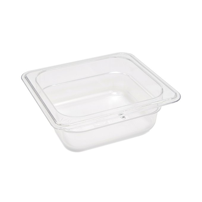 Récipient gastronorm - 1/6 GN - profondeur 6,5 cm - polycarbonate