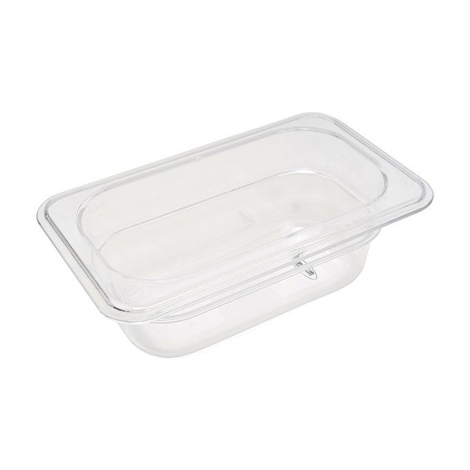 Récipient gastronorm - 1/9 GN - profondeur 6,5 cm - polycarbonate