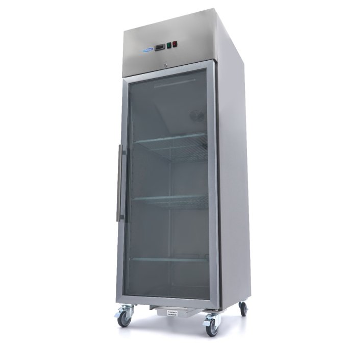 Réfrigérateur 700 L 3 x 2/1 GN + porte en verre Maxima 09400031