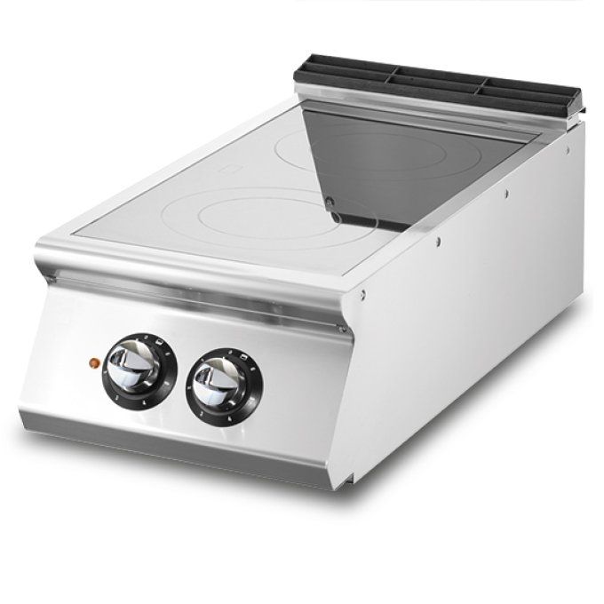 Plaque induction, top, 2 zones de cuisson Ø280 mm